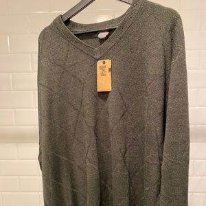 Forrest Green V Neck Dockers Sweater